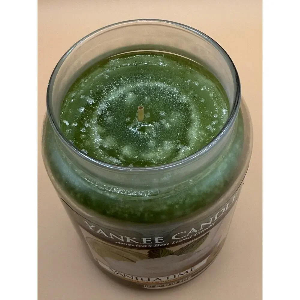 🍋 Yankee Candle Vanilla Lime 22oz Large Jar 1 Wick Scented Candle
